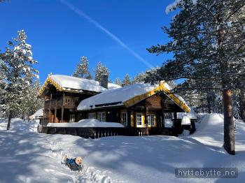 Klikk for stort bilde av 'moderne hytte m/kort vei til langrenn-alpinanlegg'